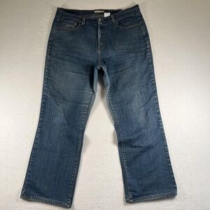 Levi's 530 High Rise Relaxed Boot Cut Jeans Womens 18W Plus Size Stretch Denim